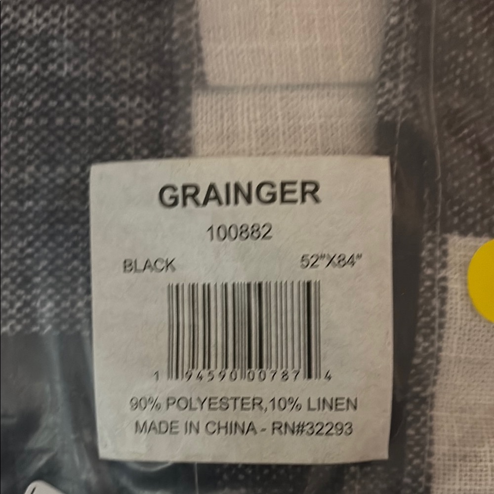 Black Dining Table Linen